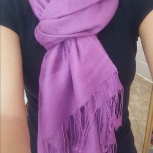 Purple fuchsia scarf